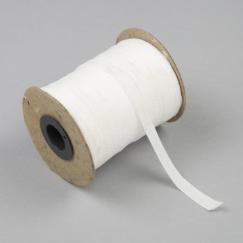 CINTA PALMITA POLIESTER 10MM BLANCO Y CRUDO-1221
