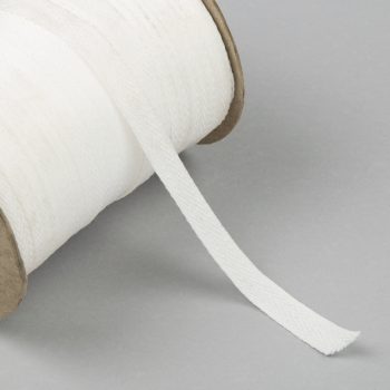 CINTA PALMITA POLIESTER 10MM BLANCO Y CRUDO-0